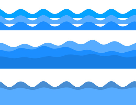 Freshness natural theme, a Fresh Water backdrop of blue.のイラスト素材