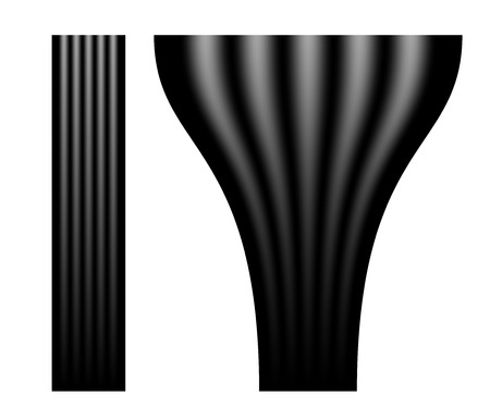 Modern design element style template For blur dark gradient background. Brush mesh bright glow effect wavy stripe directional light illuminations of searchlight. Vector for holiday card, flyer.のイラスト素材