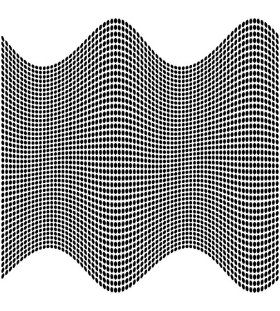 Modern geometric background with black ellipse element circle. Graphic image template seamless pattern.のイラスト素材