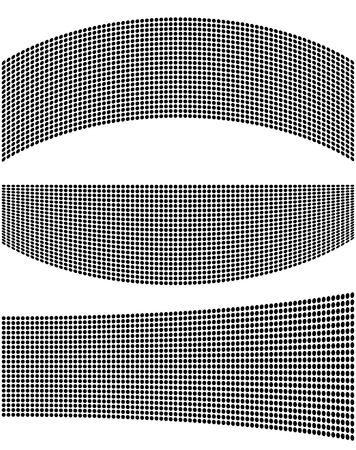 Modern geometric background with black ellipse element circle. Graphic image template seamless patternのイラスト素材