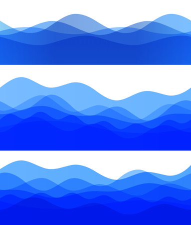 Freshness natural theme, a Fresh Water background of blue. Elements design. Abstract wavy for overlaying background of page under meshedge of title front label spa products. Vector illustration.のイラスト素材