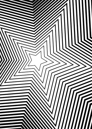 Design elements symbol Editable icon - silhouette star, isolated on white background. Lines different thicknesses from thin to thick outline style Vector illustration eps 10 created using Blend Toolのイラスト素材