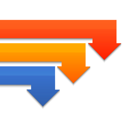 Design elements arrow style background Auto service and car repair presentation template. Vector illustration EPS 10 for chart process advertising vehicle repair newsletter, banners, report clinicのイラスト素材