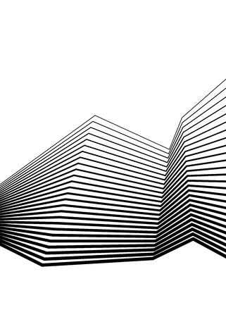 White black color. Linear background. Design elements. Poligonal lines. Protective layer for banknotes, certificates template. Vector Vector lines of different thicknesses from thin to thick EPS 10のイラスト素材