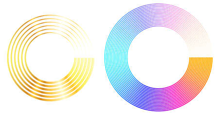 Luxery golden disk background glow light efect. Hot with space for your message. Vector illustration EPS 10 for design presentation, brochure layout page, cover book or magazine, flyer party, bannerのイラスト素材