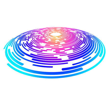 Shield for spirit knight sign icon. Design elements symbol Editable Maze symbol. Curved many streak. Abstract Circular  element on white background isolated. Vector illustration EPS 10のイラスト素材