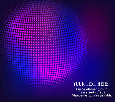 Abstract background advertising brochure design elements. Futuristic style glow neon disco club, night party for elegant flyer. Vector illustration EPS 10 for layout page newsletters, vertical bannerのイラスト素材