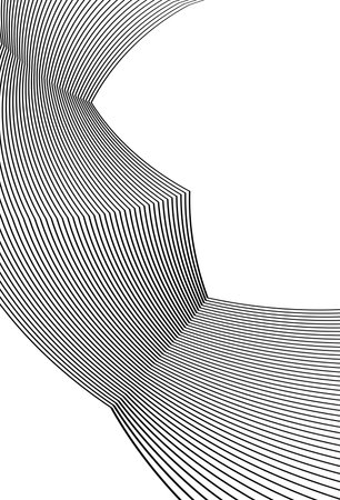 Modern geometric background with black lines element. Graphic image template pattern. Abstract vector Illustration eps 10 for your business brochure, banner design, advertise bookletのイラスト素材