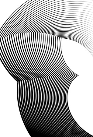 Modern geometric background with black lines element. Graphic image template pattern. Abstract vector Illustration eps 10 for your business brochure, banner design, advertise bookletのイラスト素材