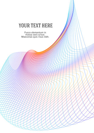 Business templates for multipurpose presentation. Easy editable vector EPS 10 layout. design brochure A4 format advertising, Northern Lights neon effect on purple background event party flyerのイラスト素材
