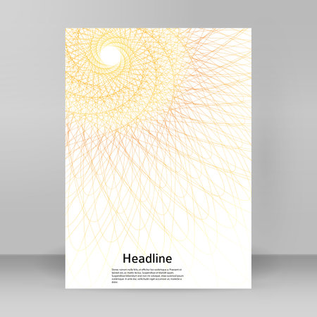 Business templates for multipurpose presentation. Easy editable vector EPS 10 layout. design brochure A4 format advertising, Northern Lights neon effect on purple background event party flyerのイラスト素材
