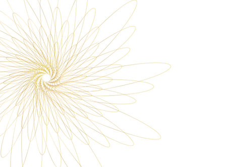 Abstract spiral rainbow design element on white background of twist lines. Vector Illustration eps 10 Golden ratio traditional proportions vector icon Fibonacci spiral. for elegant business cardのイラスト素材