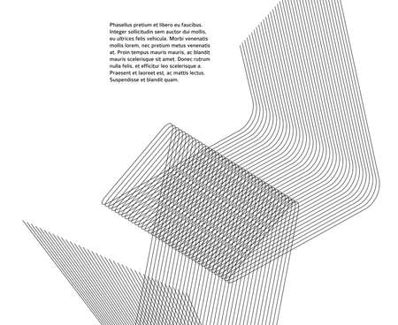 Design elements. Wave of many gray lines. Abstract wavy stripes on white background isolated. Creative line art. Vector illustration EPS 10. Black waves with lines created using Blend Toolのイラスト素材
