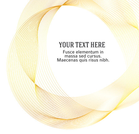 Design elements. Wave of many glittering lines. Abstract glow wavy stripes on white background isolated. Creative line art. Vector illustration EPS 10. Colourful waves with lines created using Blendのイラスト素材