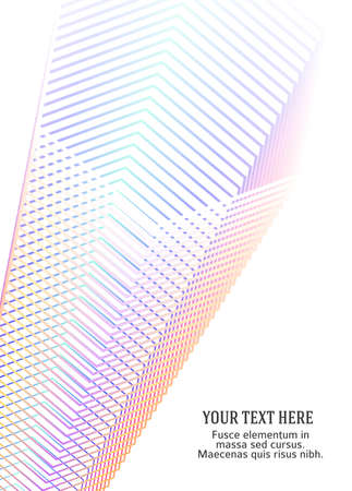 Design element rotation intersection overlay thin lines forms frame for background presentation. Vector illustration EPS 10 for new product newsletters, technology graphics, report firm, industrialのイラスト素材