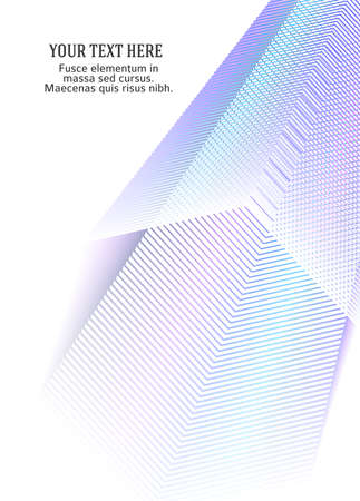 Design element rotation intersection overlay thin lines forms frame for background presentation. Vector illustration EPS 10 for new product newsletters, technology graphics, report firm, industrialのイラスト素材