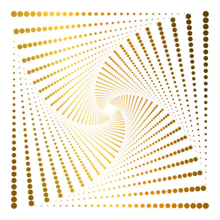 Abstract design element on white background of twisted lines. Vector Illustration eps 10 Golden ratio traditional proportions vector icon beauty salon, for elegant business card, background event partyのイラスト素材