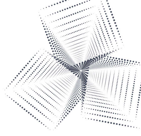 Abstract design element on white background of twisted lines. Vector Illustration eps 10 Golden ratio traditional proportions vector icon beauty salon, for elegant business card, background event partyのイラスト素材