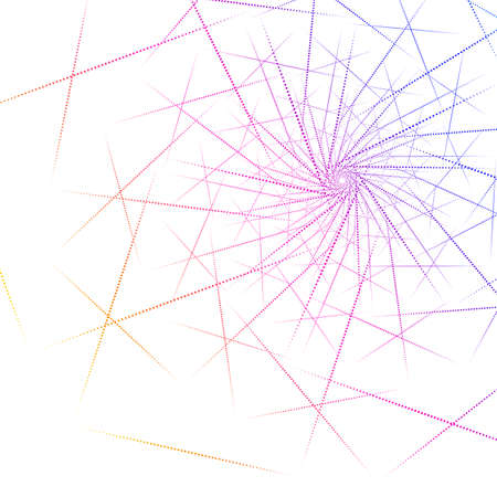 Abstract design element on white background of twisted lines. Vector Illustration eps 10 Golden ratio traditional proportions vector icon beauty salon, for elegant business card, background event partyのイラスト素材