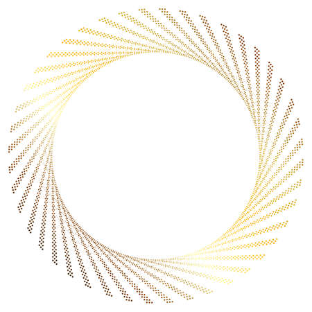 Abstract design element on white background of twisted lines. Vector Illustration eps 10 Golden ratio traditional proportions vector icon beauty salon, for elegant business card, background event partyのイラスト素材