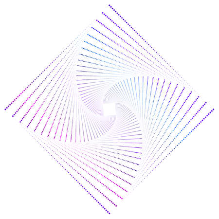 Abstract design element on white background of twisted lines. Vector Illustration eps 10 Golden ratio traditional proportions vector icon beauty salon, for elegant business card, background event partyのイラスト素材