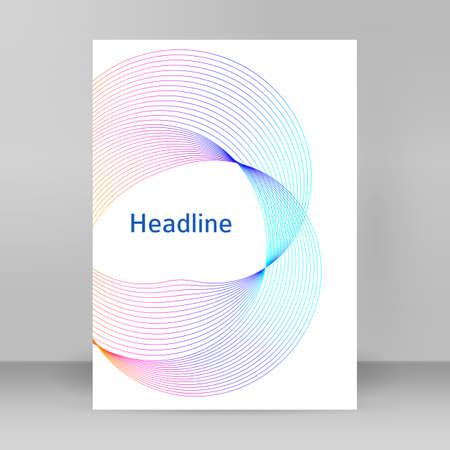 Business templates for multipurpose presentations. Easy editable vector EPS 10 layout. design brochure A4 format advertising, for new product newsletters, technology graphics, report firm, event partyのイラスト素材