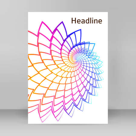 Business templates for multipurpose presentations. Easy editable vector EPS 10 layout. design brochure A4 format advertising, for new product newsletters, technology graphics, report firm, event partyのイラスト素材