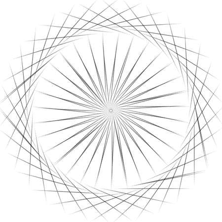 Abstract design element on white background of twisted lines. Vector Illustration eps 10 Golden ratio traditional proportions vector icon beauty salon, for elegant business card, background event partyのイラスト素材