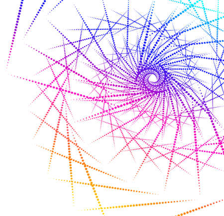 Abstract design element on white background of twisted lines. Vector Illustration eps 10 Golden ratio traditional proportions vector icon beauty salon, for elegant business card, background event partyのイラスト素材