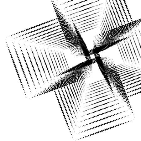 Abstract design element on white background of twisted lines. Vector Illustration eps 10 Golden ratio traditional proportions vector icon beauty salon, for elegant business card, background event partyのイラスト素材