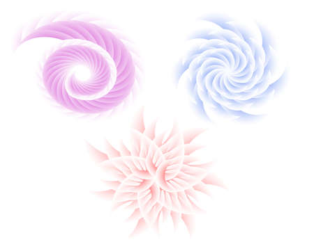 Abstract design element on white background of twisted lines. Vector Illustration eps 10 Golden ratio traditional proportions vector icon beauty salon, for elegant business card, background event partyのイラスト素材