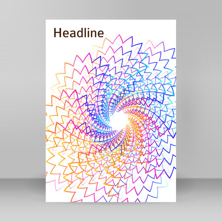 Business templates for multipurpose presentations. Easy editable vector EPS 10 layout. design brochure A4 format advertising, for new product newsletters, technology graphics, report firm, event partyのイラスト素材