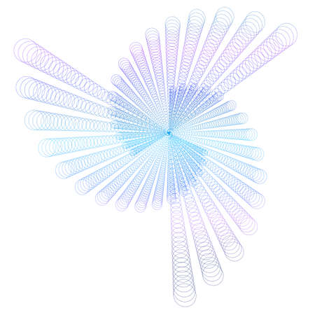 Abstract design element on white background of twisted lines. Vector Illustration eps 10 Golden ratio traditional proportions vector icon beauty salon, for elegant business card, background event partyのイラスト素材