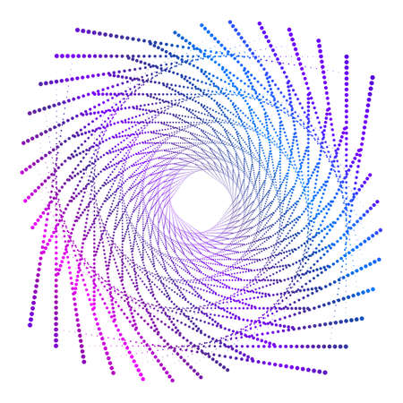 Abstract design element on white background of twisted lines. Vector Illustration eps 10 Golden ratio traditional proportions vector icon beauty salon, for elegant business card, background event partyのイラスト素材