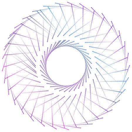 Abstract design element on white background of twisted lines. Vector Illustration eps 10 Golden ratio traditional proportions vector icon beauty salon, for elegant business card, background event partyのイラスト素材