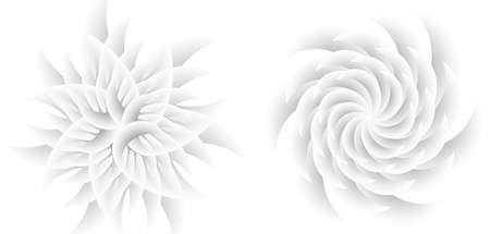 Abstract spiral tor design element on white background of twist lines. Vector Illustration eps 10 for icon beauty salon, for elegant business card, background event party flyer, sea team, ocean shellのイラスト素材