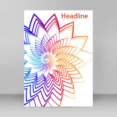 Business templates for multipurpose presentations. Easy editable vector EPS 10 layout. design brochure A4 format advertising, for new product newsletters, technology graphics, report firm, event partyのイラスト素材