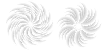 Abstract spiral tor design element on white background of twist lines. Vector Illustration eps 10 for icon beauty salon, for elegant business card, background event party flyer, sea team, ocean shellのイラスト素材