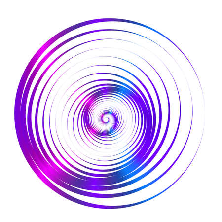 Abstract design element on white background of twisted lines. Vector Illustration eps 10 Golden ratio traditional proportions vector icon beauty salon, for elegant business card, background event partyのイラスト素材