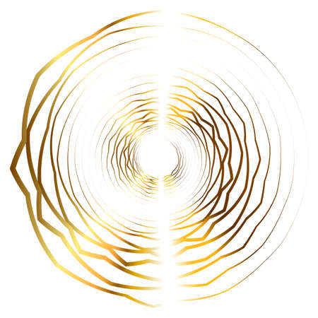 design elements. Wave of many glittering lines. Abstract glow wavy stripes on white background isolated. Vector illustration EPS 10. Glitter waves with lines created using Blend Toolのイラスト素材