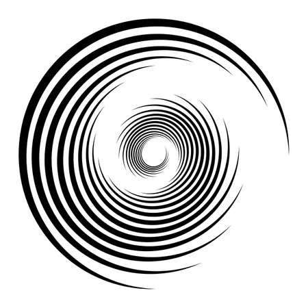 Abstract design element on white background of twisted lines. Vector Illustration eps 10 Golden ratio traditional proportions vector icon beauty salon, for elegant business card, background event partyのイラスト素材