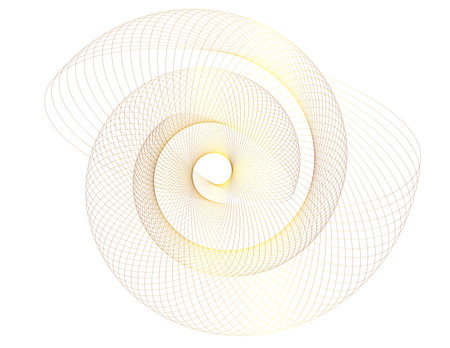 design elements. Wave of many glittering lines. Abstract glow wavy stripes on white background isolated. Vector illustration EPS 10. Glitter waves with lines created using Blend Toolのイラスト素材