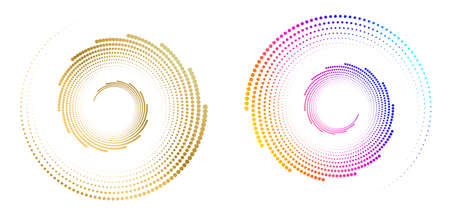 design elements. Wave of many glittering swirl. Abstract glow wavy stripes on white background isolated. creative art. Vector illustration EPS 10. Colorful waves with lines created using Blendのイラスト素材
