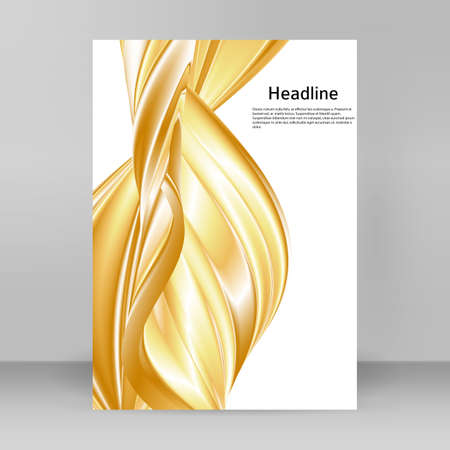 design elements. Wave of many gray lines. Abstract wavy stripes on white background isolated. creative line art. Vector illustration EPS 10. Colorful shiny waves with lines created using Blend Tool.のイラスト素材