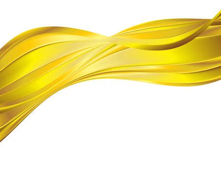 design elements. Wave of many glittering lines. Abstract glow wavy stripes on white background isolated. Vector illustration EPS 10. Glitter waves with lines created using Blend Toolのイラスト素材