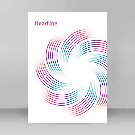 Business templates for multipurpose presentations. Easy editable vector  layout. design brochure A4 format advertising, for new product newsletters, technology graphics, report firm, event partyのイラスト素材