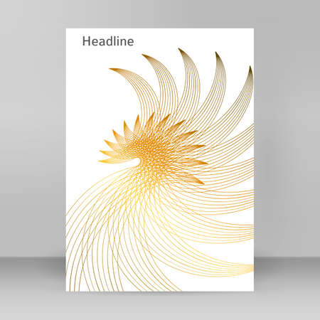 Business templates for multipurpose presentations. Easy editable vector  layout. design brochure A4 format advertising, for new product newsletters, technology graphics, report firm, event partyのイラスト素材