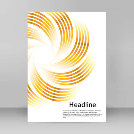 Business templates for multipurpose presentations. Easy editable vector  layout. design brochure A4 format advertising, for new product newsletters, technology graphics, report firm, event partyのイラスト素材