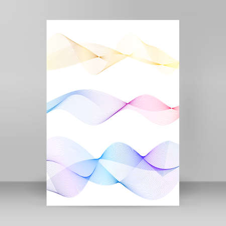 Business templates for multipurpose presentations. Easy editable vector  layout. design brochure A4 format advertising, for new product newsletters, technology graphics, report firm, event partyのイラスト素材