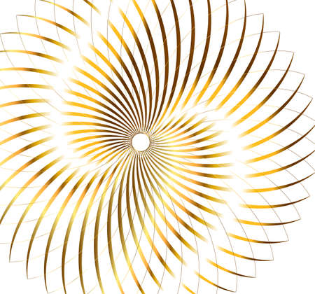 design elements. Wave of many purple lines circle ring. Abstract vertical wavy stripes on white background isolated. Vector illustration EPS 10. Colorful waves with lines created using Blend Toolのイラスト素材